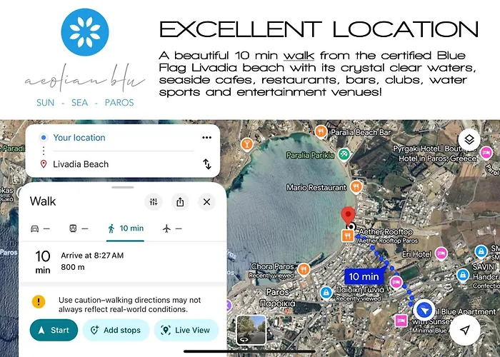 Apartamento Aeolian Blu 3 Páros